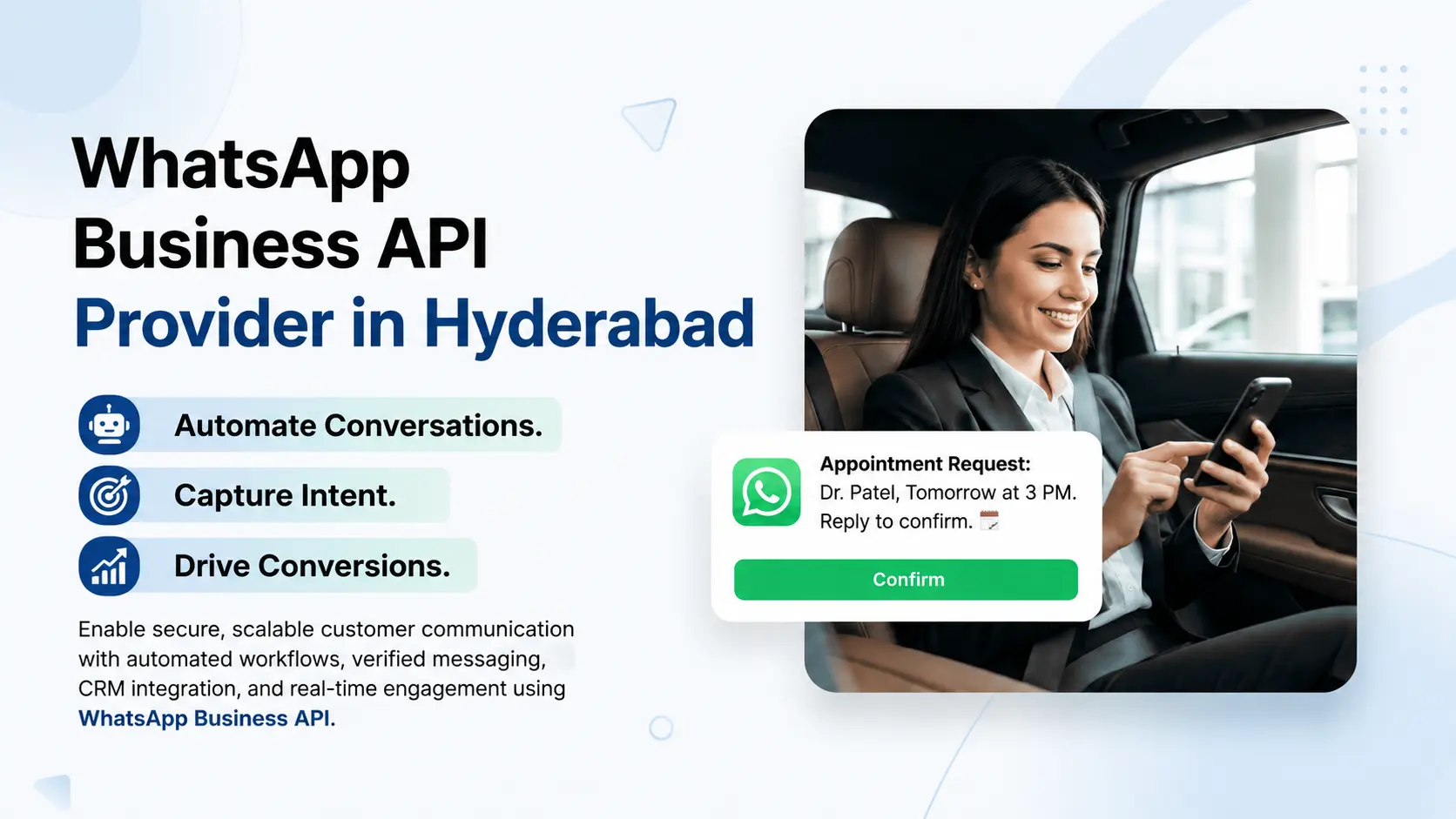 Steps to launch WhatsApp Business API with Ojiva AI in Hyderabad