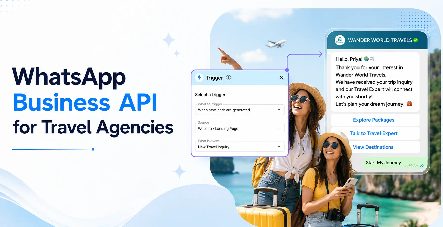WhatsApp Business API for Travel Agencies