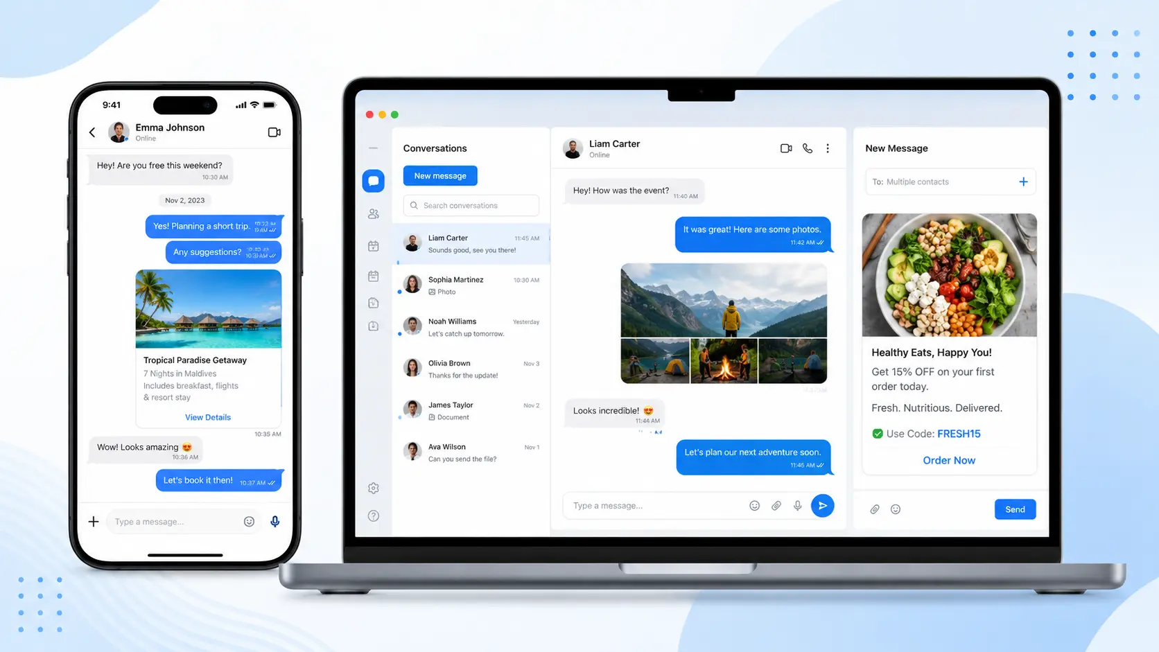 RCS messaging use cases across e-commerce, BFSI and real estate — Ojiva AI