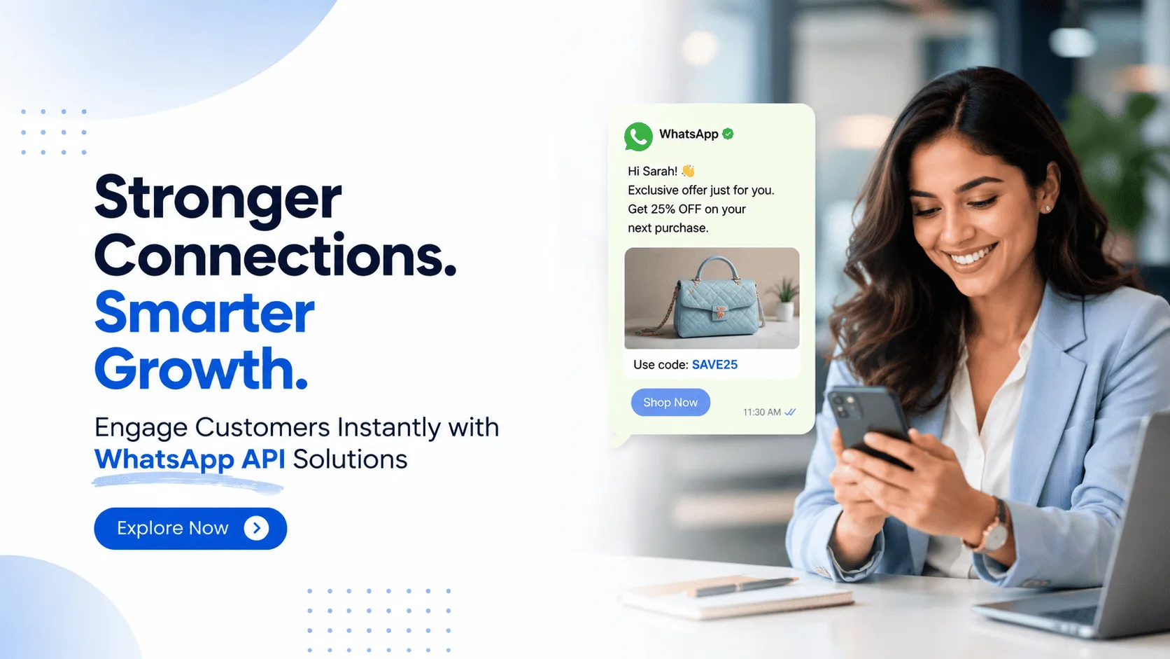 Ojiva AI WhatsApp Business API features — chatbot, CRM integration, templates and delivery reports