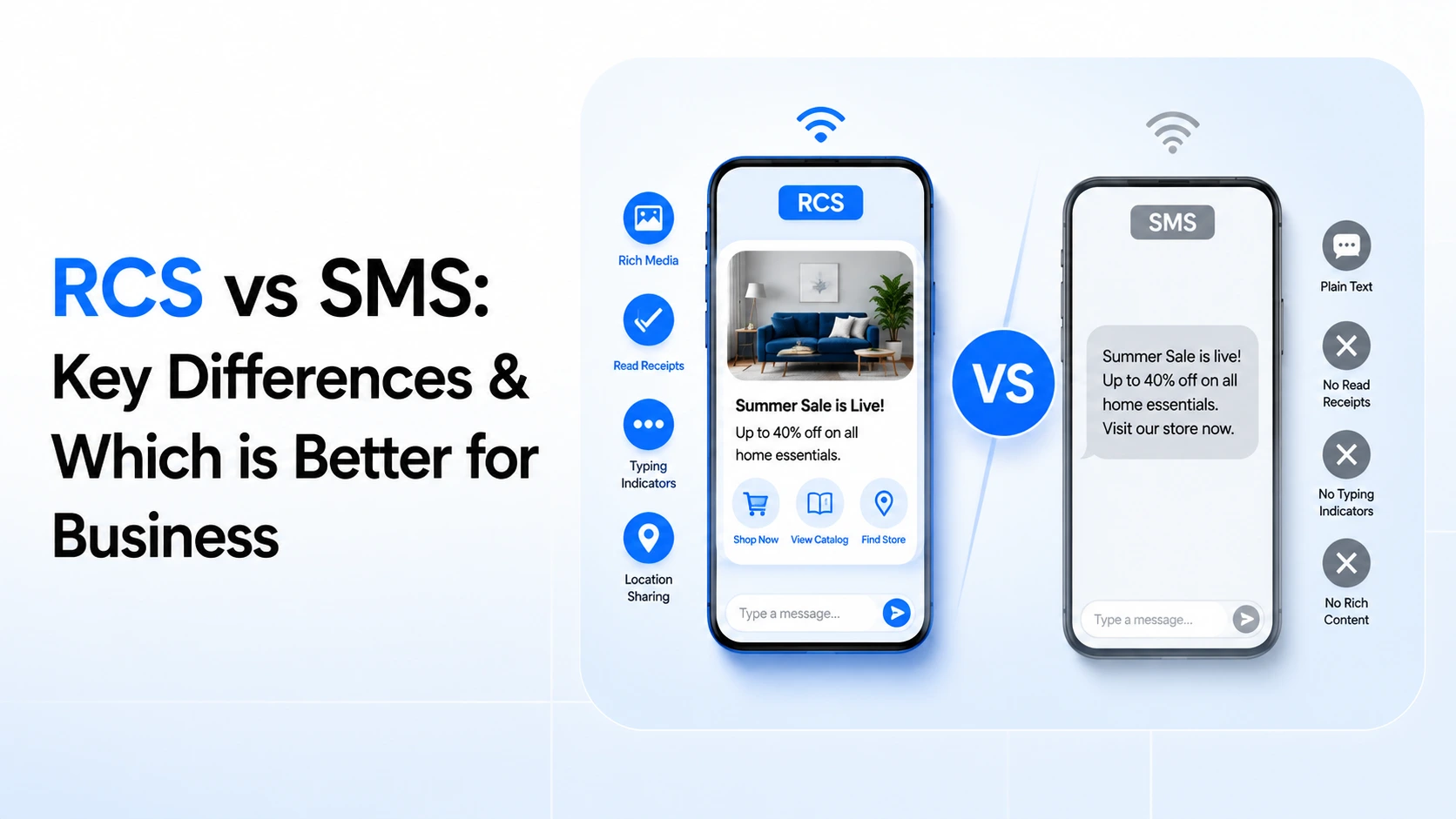 RCS vs SMS: Key Differences & Which is Better for Business