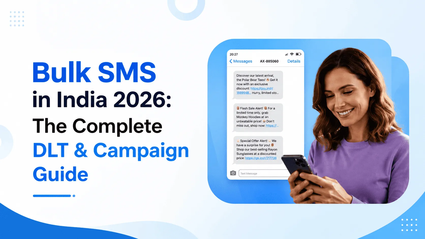 Bulk SMS in India 2026 DLT campaign guide dashboard