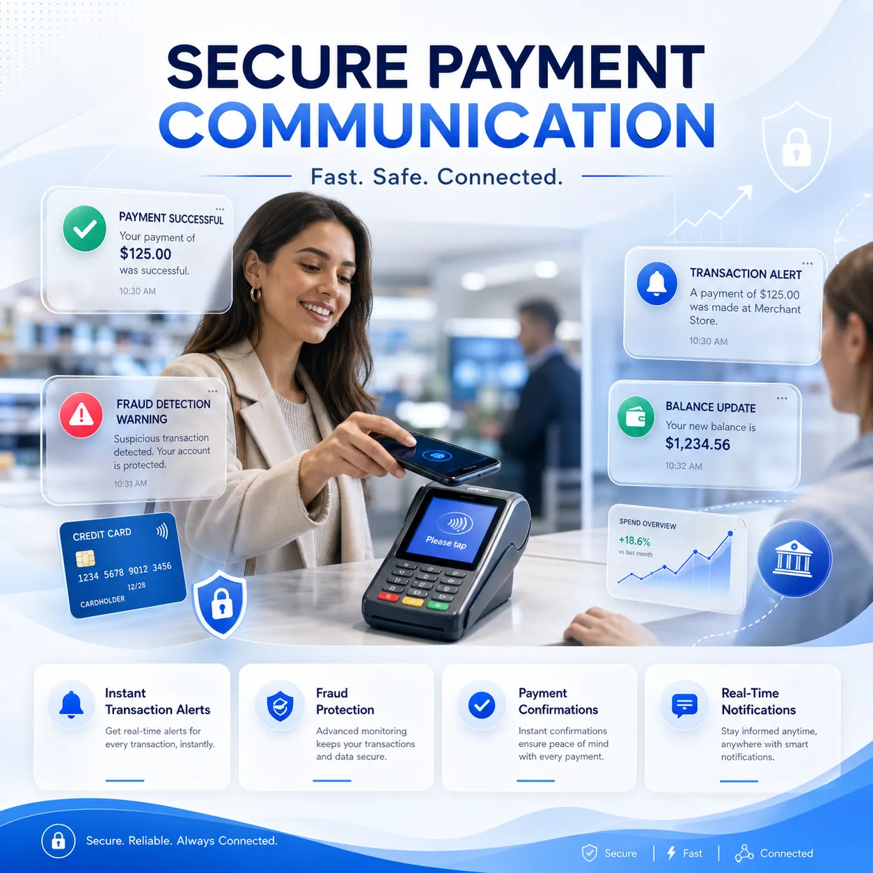 Banking & Financial Services RCS Messaging — Verified branded RCS messaging for premium banking communication